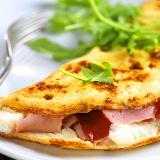 Омлет со шунка